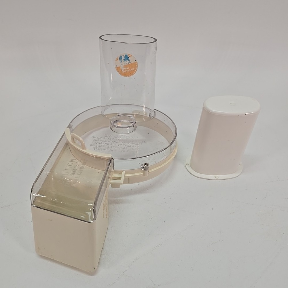 Hamilton Beach Food Processor Parts Lid and Pusher 712AL